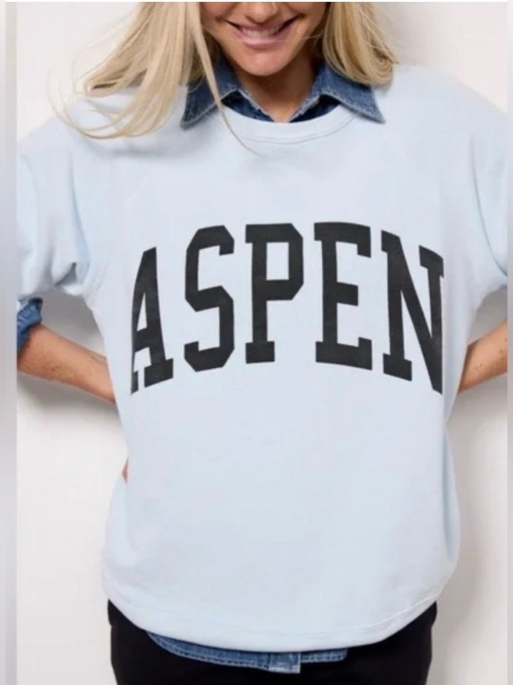 Retro Brand Black Label Aspen
Sweatshirt Blue Size xs